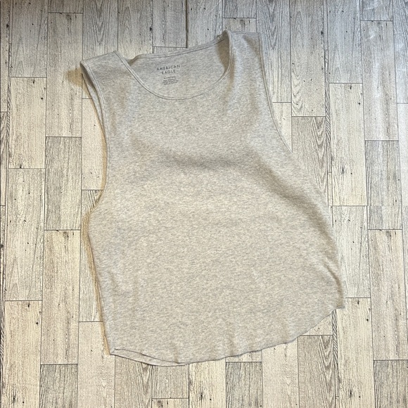 2 American Eagle tanks pink & grey size XL - Picture 5 of 7